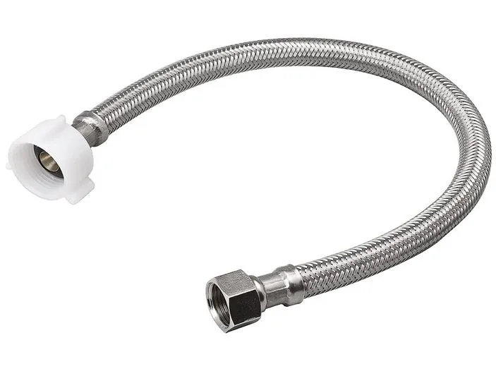 Cupc ortiqcha oro bermay shlang - 3/8 ayol siqish ipi X 7/8 ayol ballcock ipi hojatxona shlangi